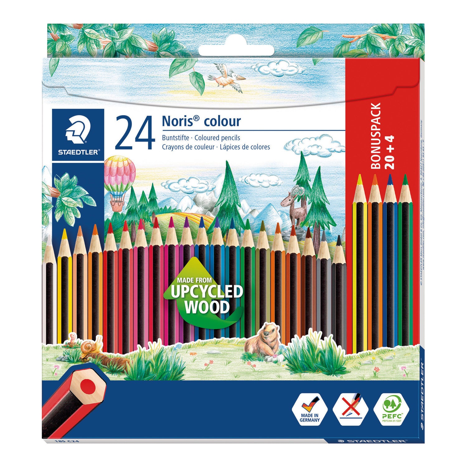 Lapis Cor Noris Staedtler 20+4 Unidades Promo