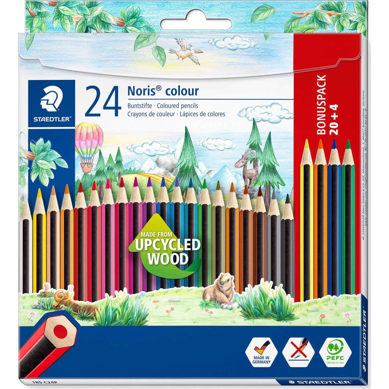 Lapis Cor Noris Staedtler 20+4 Unidades Promo