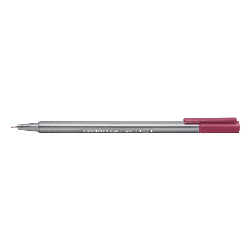 Marcador Triplus Fineliner Vermelho Esc Staedt