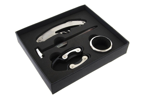 Conjunto 5 Acessórios Vinho Inox 24X12