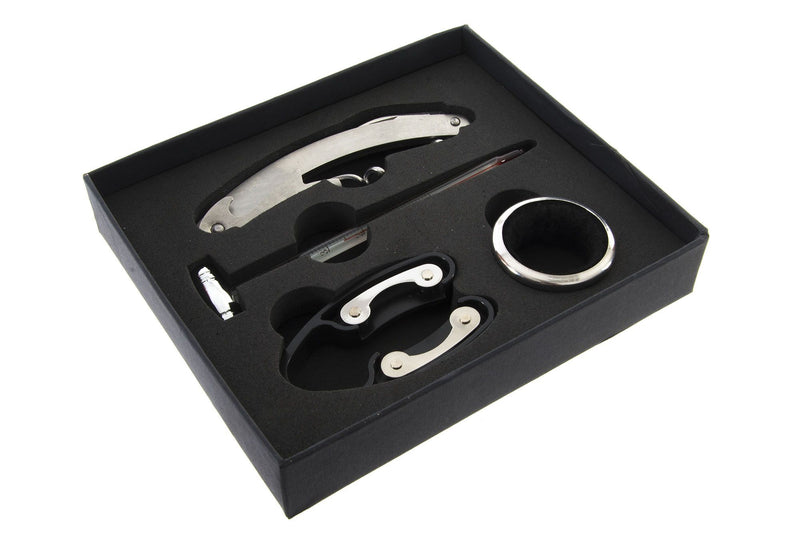 Conjunto 5 Acessórios Vinho Inox 24X12