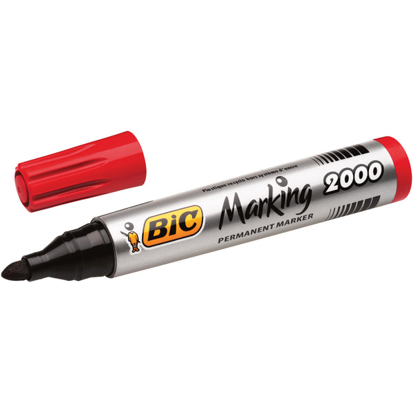 Marcador Permanente Vermelho Marking 2000 Bic