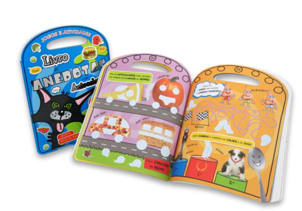 Livro de Anedotas com Autocolantes de Tim Bugbird