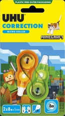 Fita Corretora Micro Roller 8M 2 Unidades Uhu