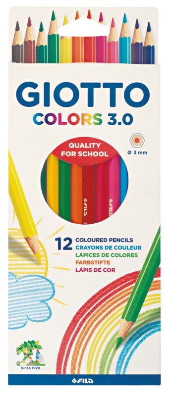 Lápis Cor Fila Colors 3.0 12 unidades Giotto