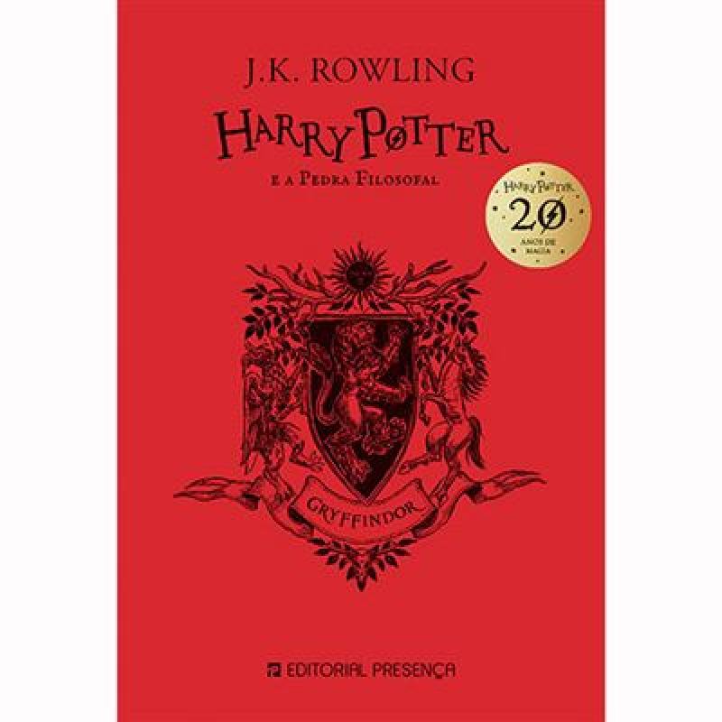 Harry Potter e a Pedra Filosofal 20 Anos - Gryffindor de J. K. Rowling