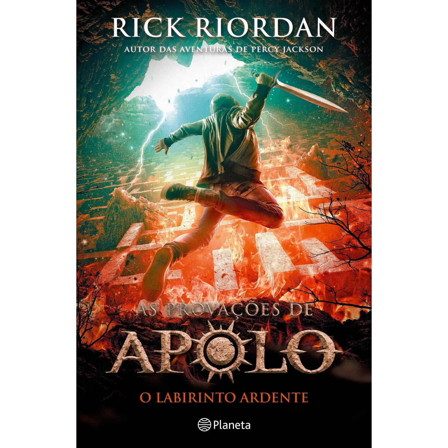 As provações de Apolo - O Labirinto Ardente de Rick Riordan