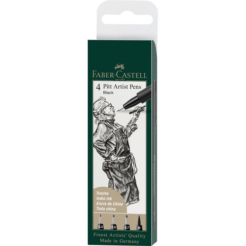Marcadores Pitt Artist 4 Unidades Faber Castell