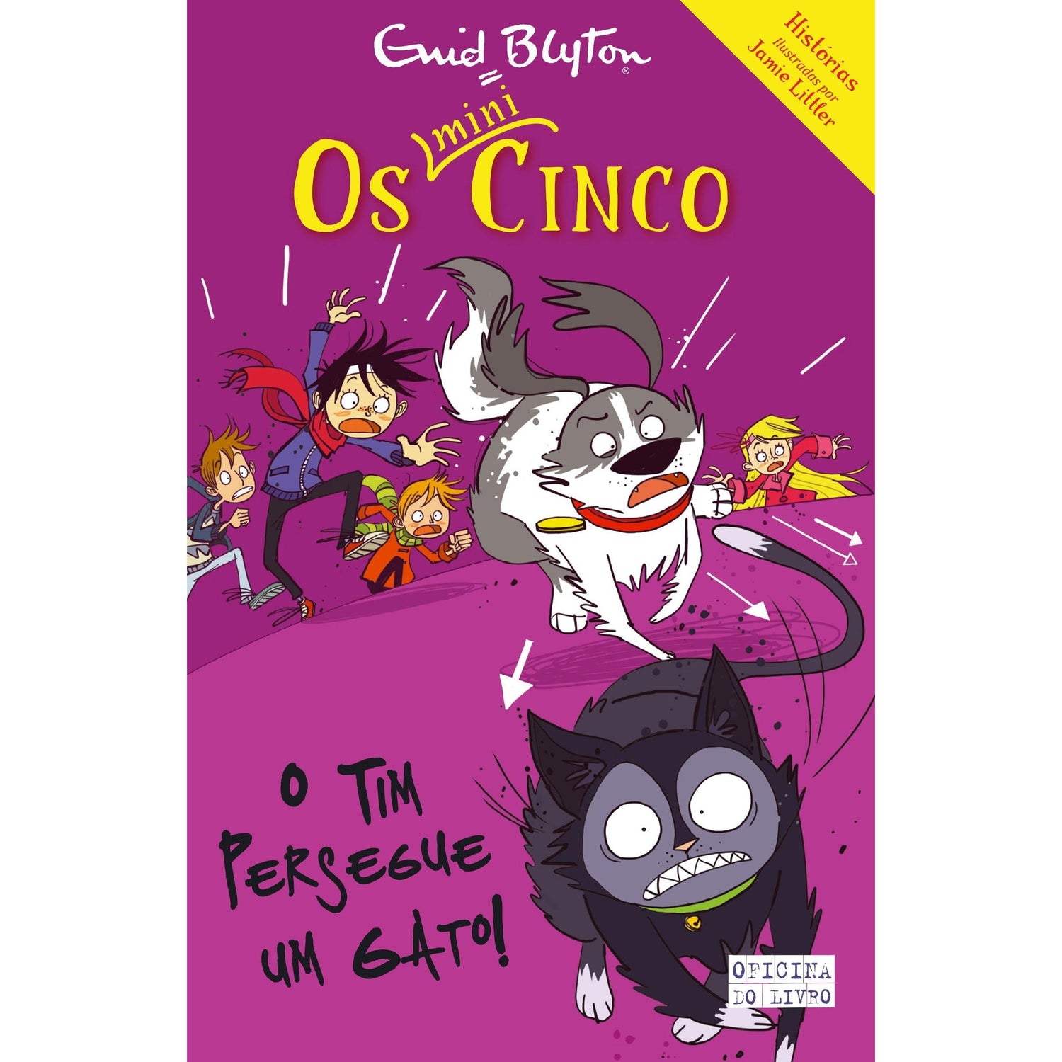 O Tim Persegue um Gato!  de Enid Blyton   Os Mini-Cinco N.º 8
