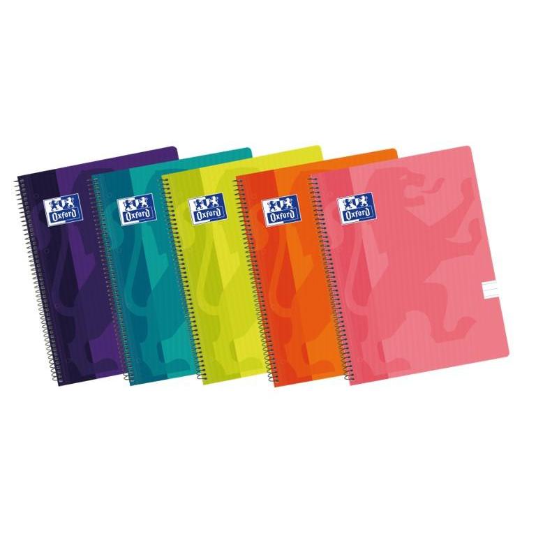 Caderno Espiral A4 Pautado (várias cores) Oxford