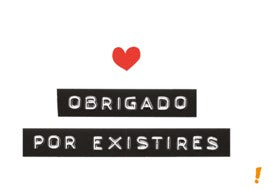 Cartão Hn Obrigada Por Existires