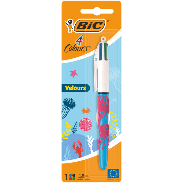 Esferográfica Com 4 Cores Velvet Bic