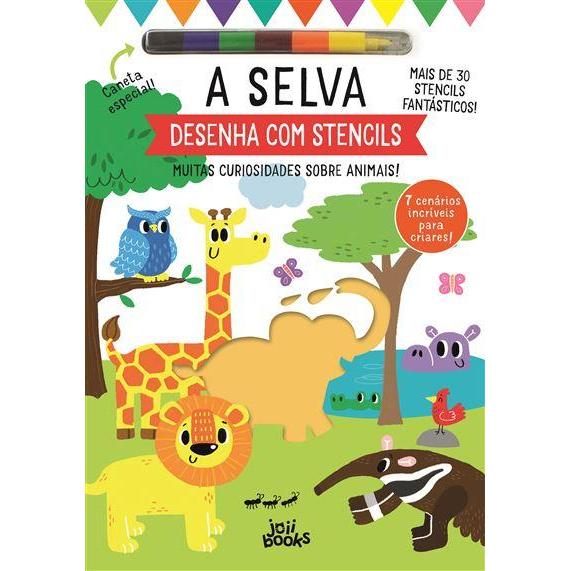 Desenha com Stencils - A Selva de Elizabeth Golding