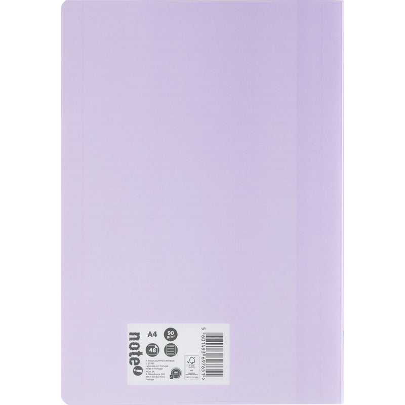 Caderno Agrafado A4 Flex 48 Folhas Pautado Pastel Note! (artigo sortido)