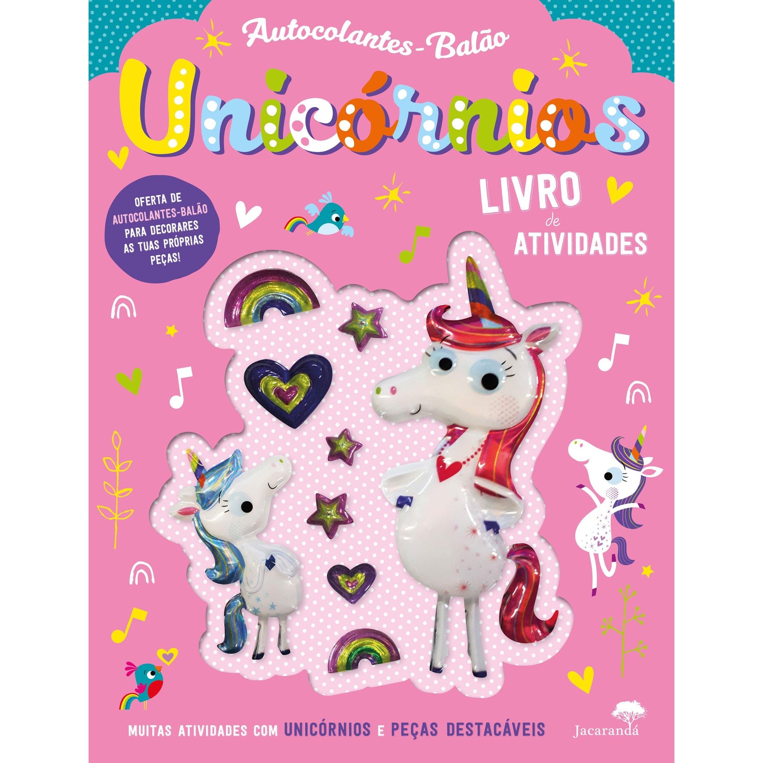 Unicórnios  de Stuart Lynch   Autocolantes - Balão