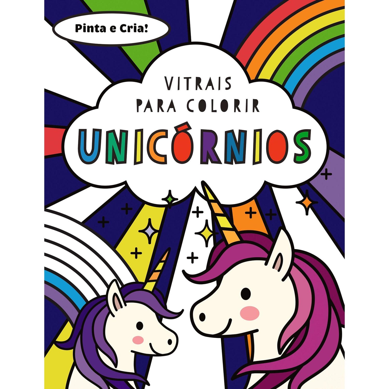 Vitrais para Colorir - Unicórnios de Emma Smith