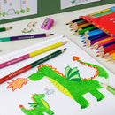 Lápis Cor 24 unidades + 3 Lápis Bicolor + Afia Faber Castell