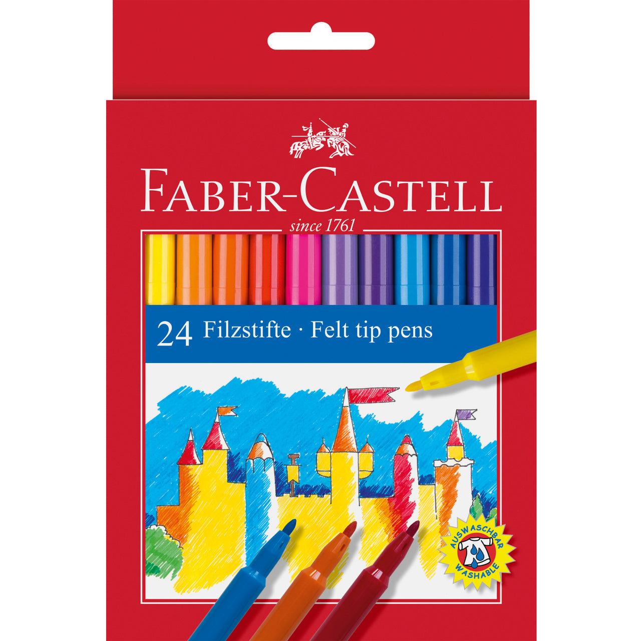 Marcadores de Colorir Finos de Fibra Faber-Castell