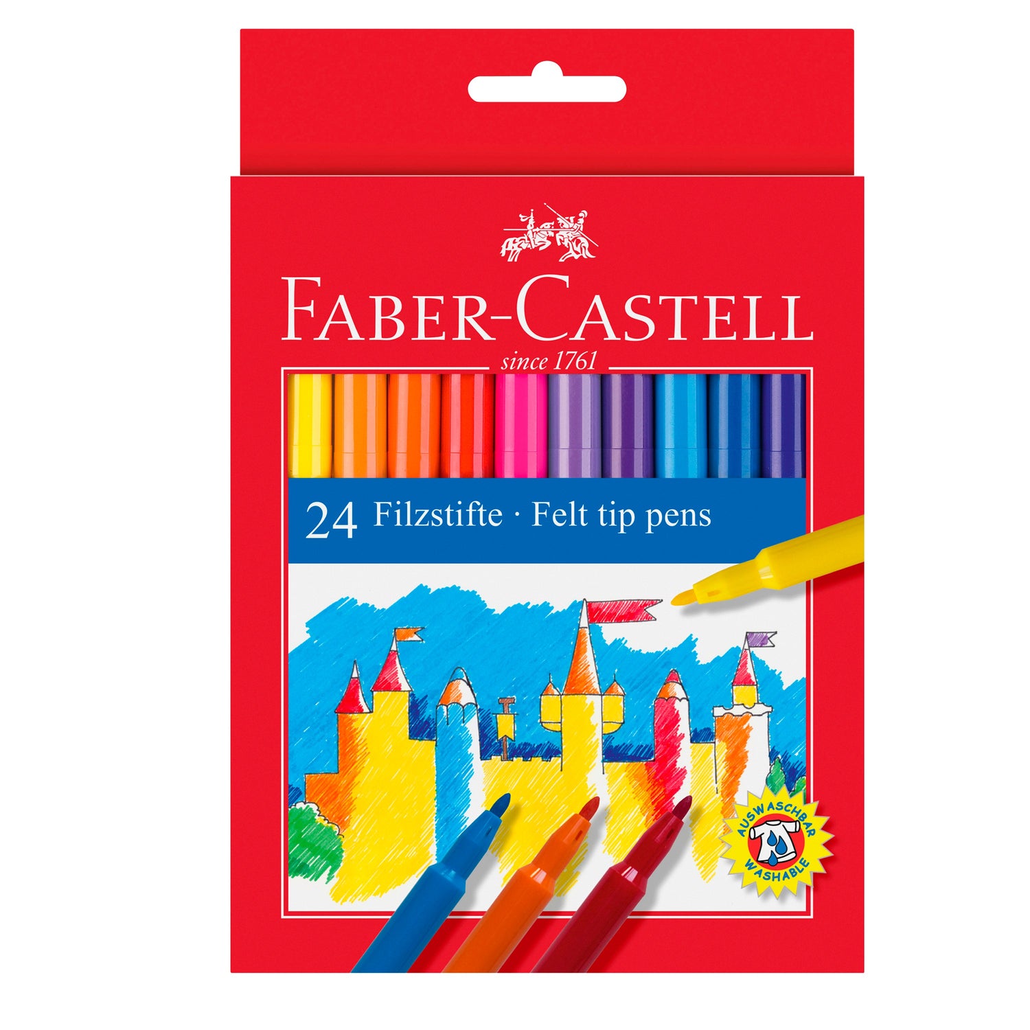 Marcadores de Colorir Finos de Fibra Faber-Castell