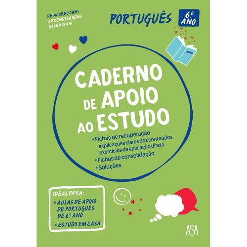 Caderno de Apoio ao Estudo - Português - 6.º Ano