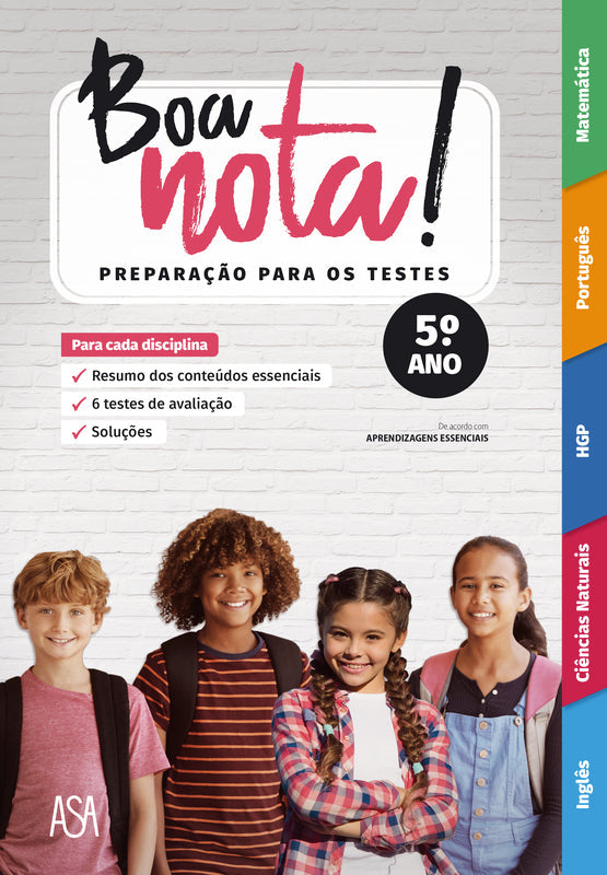 Boa Nota! Preparação para os Testes - 5.º Ano