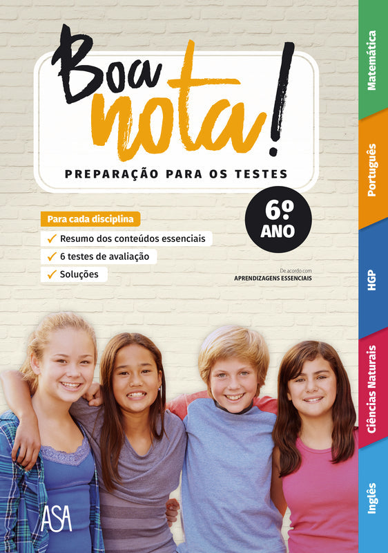 Boa Nota! Preparação para os Testes - 6.º Ano