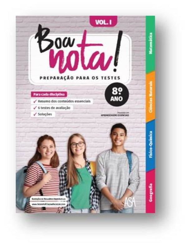 Boa Nota! Preparação para os Testes - 8.º Ano   Volume I