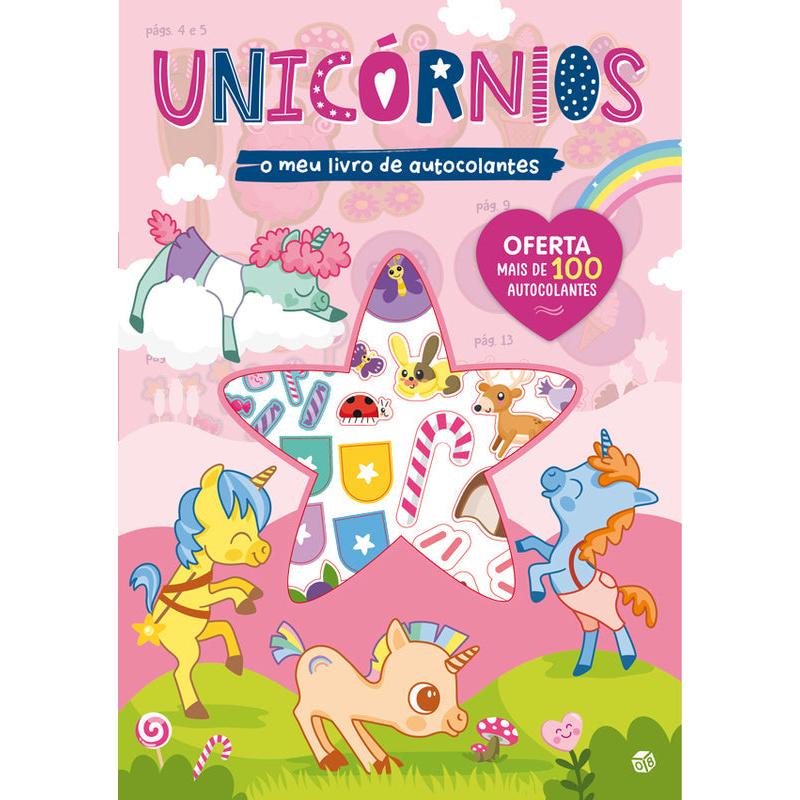 Livro de Atividades Autocolantes Balão Unicórnios de Stuart Lynch