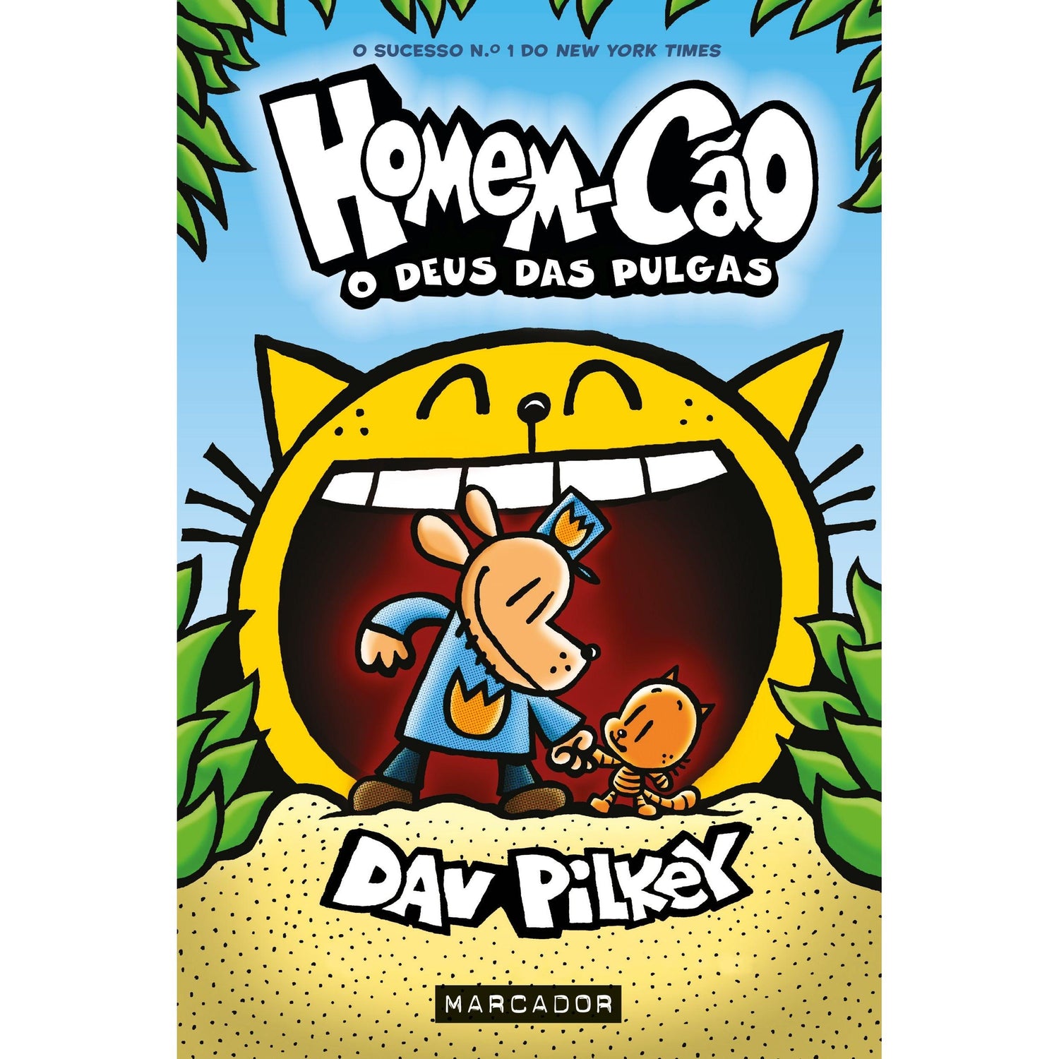 Homem-Cão - o Deus das Pulgas de Dav Pilkey