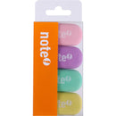 Borracha Pastel 4 unidades Note!