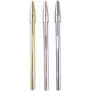 Conjunto Unidades 3 Esferográficas Rose Gold Grey