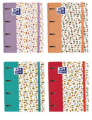 Pasta A4 Lombada Estreita com Elástico e 100 Folhas Funny Foods Oxford (artigo sortido)