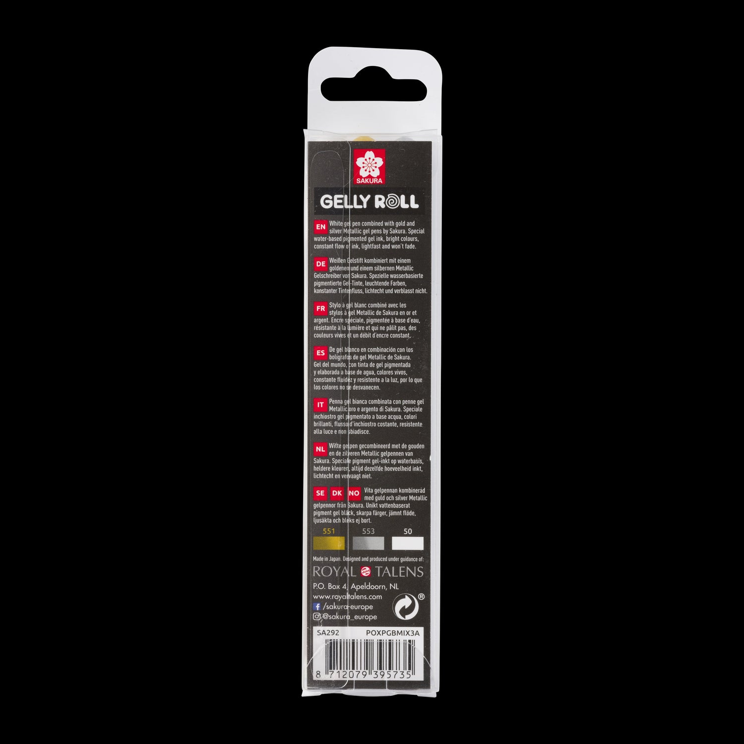 Caneta Gelly Roll Metalica Sakura