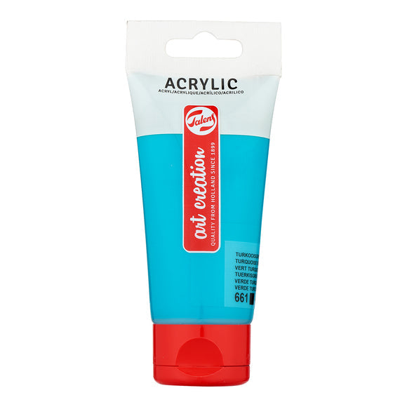 Tinta Acrílica ArtCreation Azul Turquesa 75ml Talens