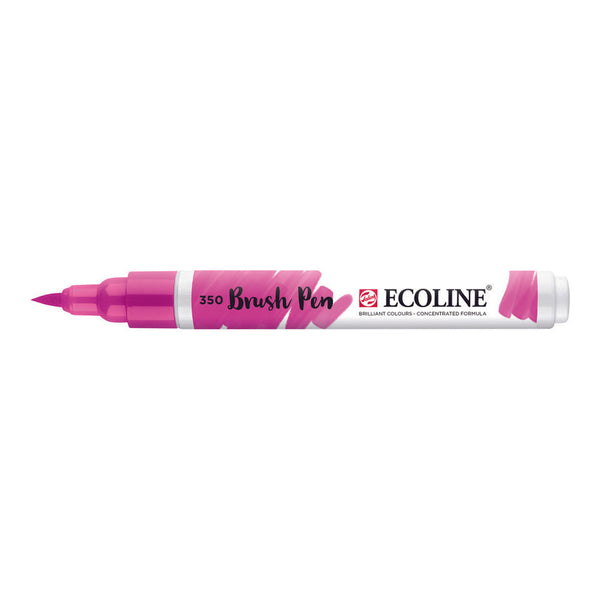 Marcador Ecoline Ponta Pincel Fuchsia