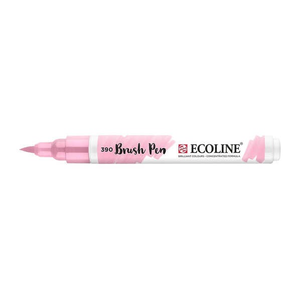 Marcador Ecoline Ponta Pincel Pink Pastel