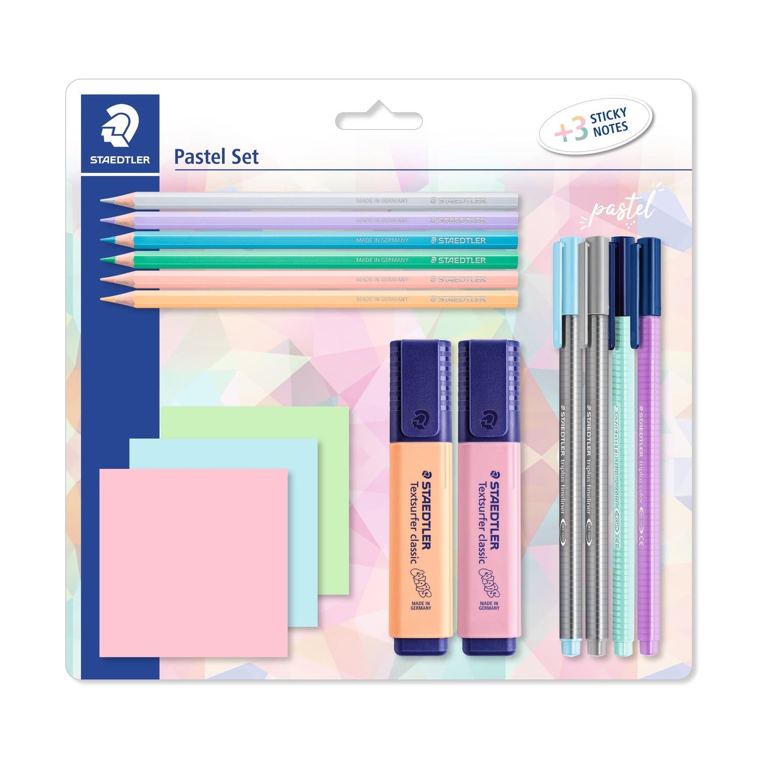Conjunto Escolar Material de Escrita