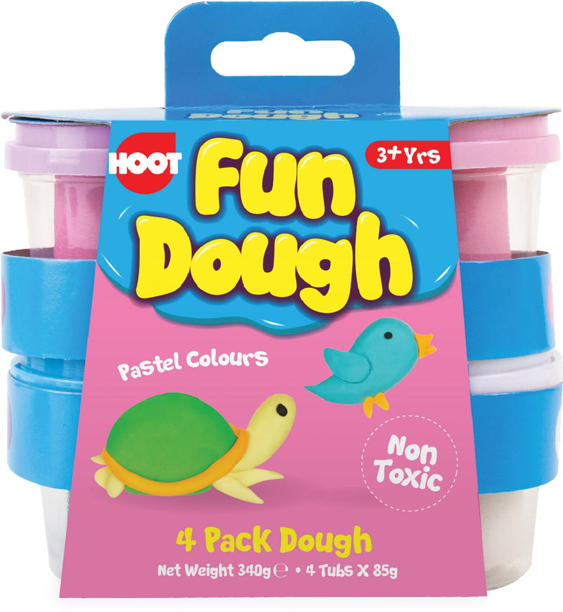 Conjunto 4 Plasticinas Cor Pastel