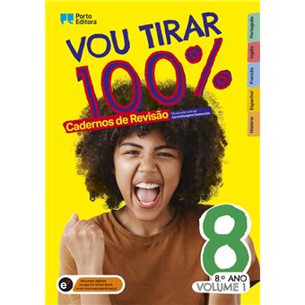 Vou Tirar 100% - 8.º Ano - Volume 1   Cadernos de Revisão