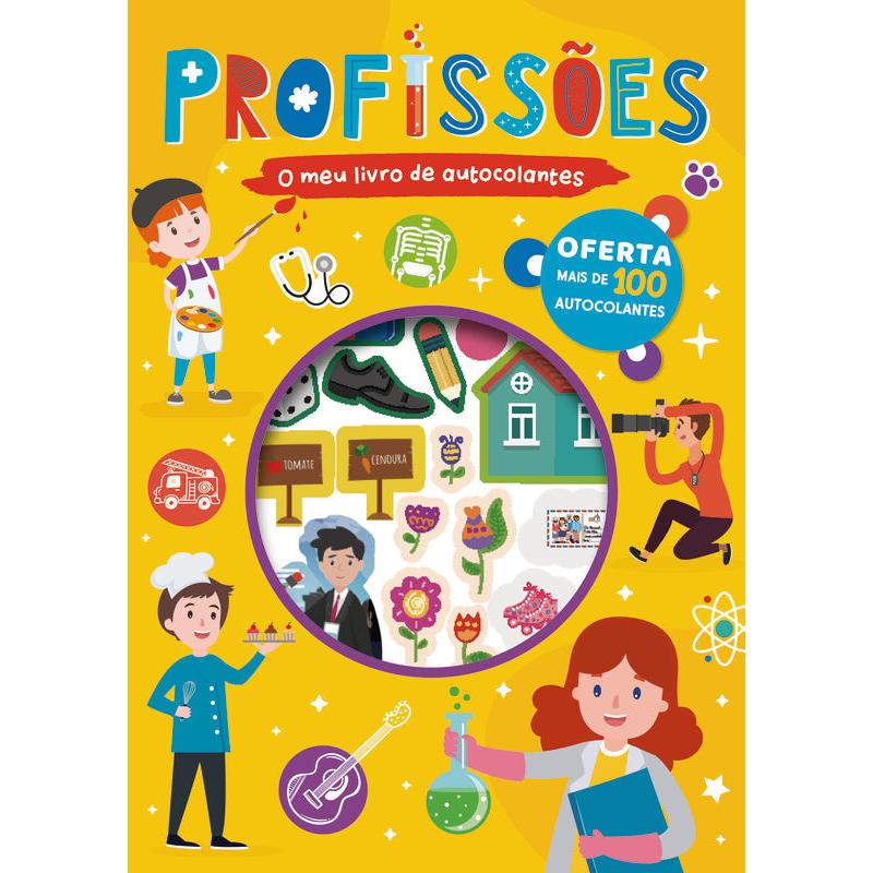 O Meu Livro Autocolantes - Profissões