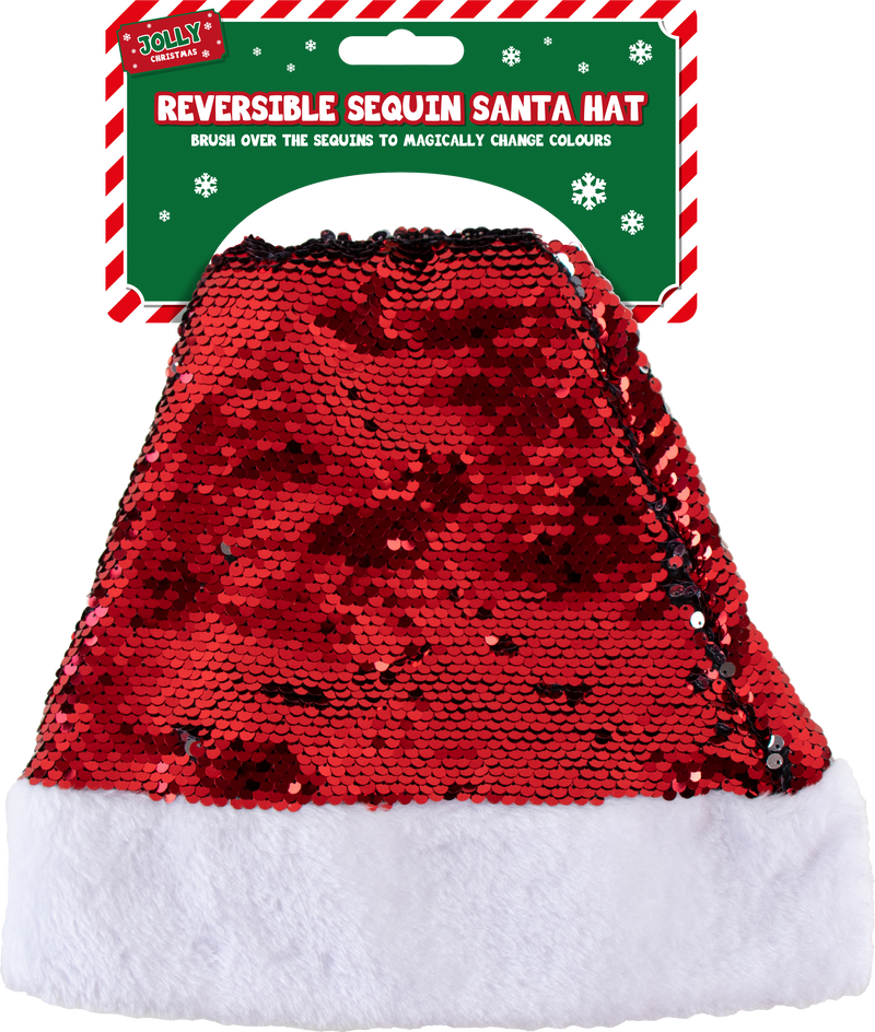 Gorro Pai Natal Reversível Natal