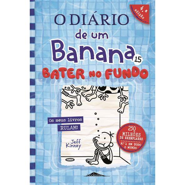 O Diário de um Banana 15  de Jeff Kinney   Bater no Fundo