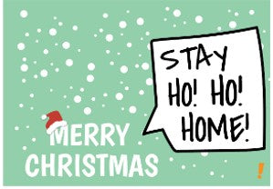 Cartão Hn Natal Stay Home