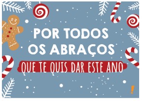 Cartão Hn Natal Por Todos Abraços