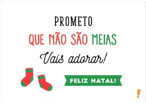 Cartão Hn Natal Meias