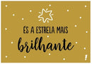 Cartão Hn Natal Estrela Brilhante Gl