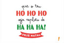 Cartão Hn Natal Ho Ho Ho