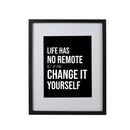 Facepaper "Life Has No Remote"