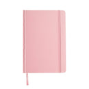 Caderno Agrafado A5 Capa Dura Com Elástico Pautado Pastel