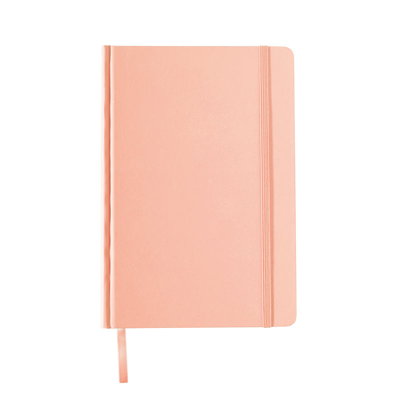 Caderno Agrafado A5 Capa dura Com Elástico Pastel